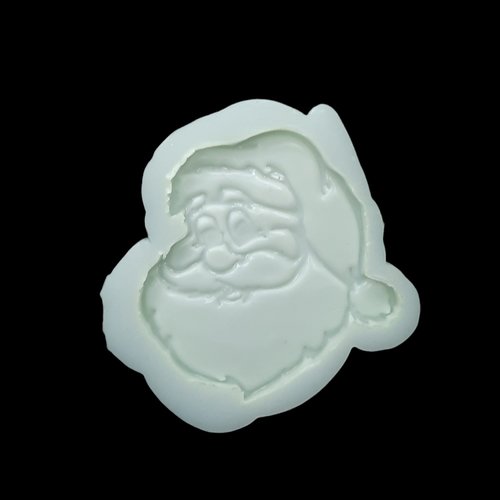 Moule silicone tête père noël