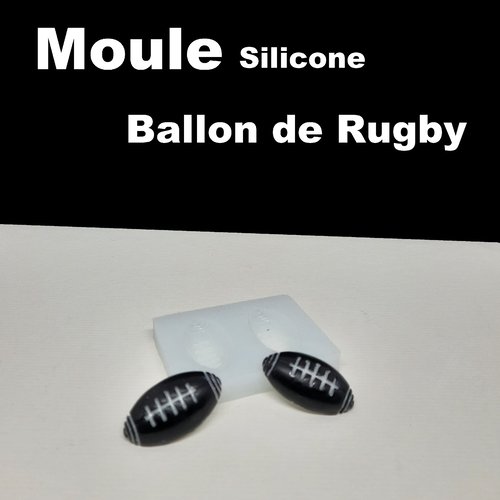 Moule silicone ballon de rugby