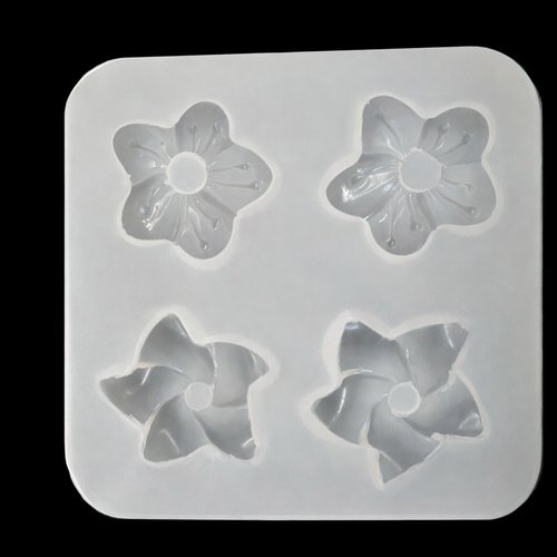 Moule duo de fleurs
