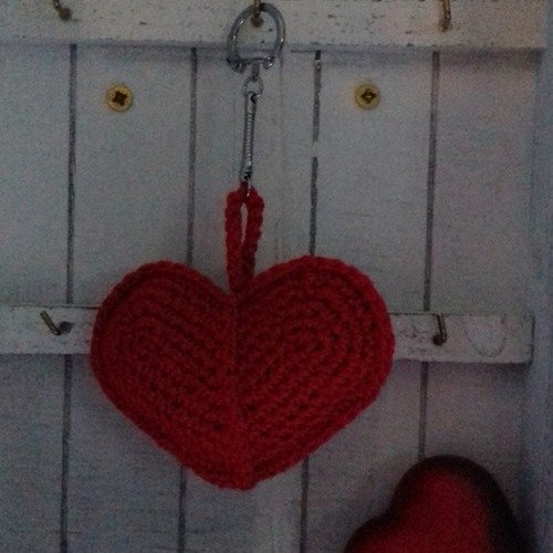 St valentin porte clé coeur 