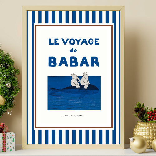 Affiche a3 - le voyage de babar