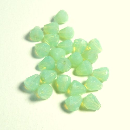 perle nacre x10 goutte turquoise vert //9
