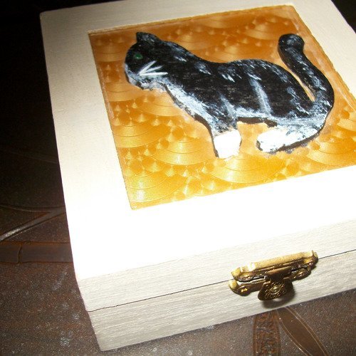 Petite boîte pour enfant,bijoux,images, 13,5 x13,5 cm