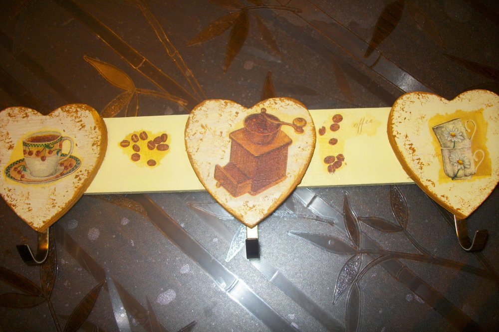 Accroche Ou Porte Torchons Pour La Cuisine Motifs Cafe Un Grand Marche