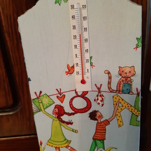 Thermomètre pour une déco intérieure :chambre d'enfant