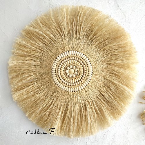 Juju hat en fibres décoré begy 45 cm