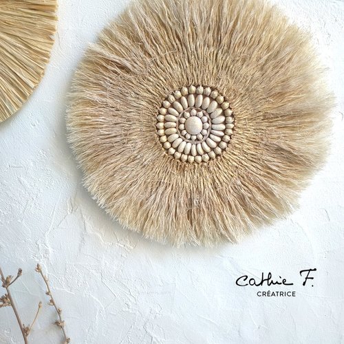 Juju hat en fibres décoré begy 24 cm