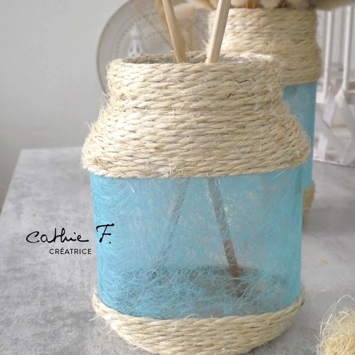 Vase suny turquoise 15