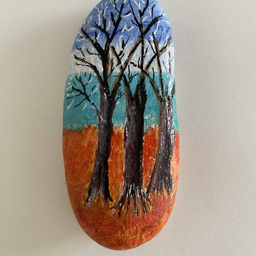 Arbres sur galet