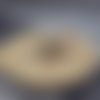 Centre de table campagne chic, rond, en bois avec bougies