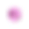 2 cabochons en verre rond bubbles, cercles bulles roses