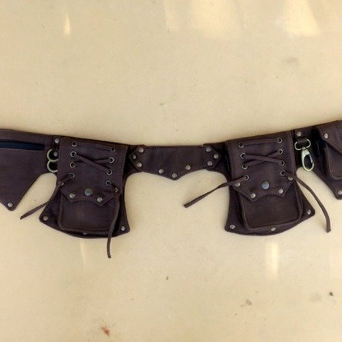 Ceinture poche marron anvil modèle xl