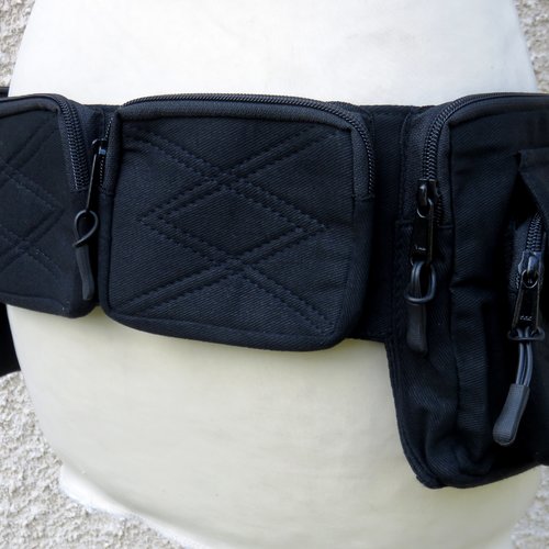 Ceinture poche jax noir