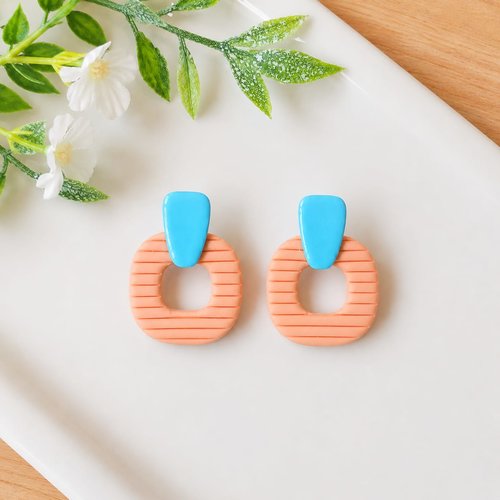 Puces d'oreilles viento doux force faites main