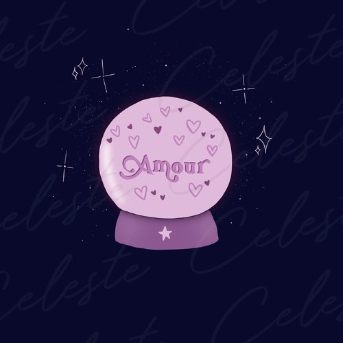 Boule cristal amour
