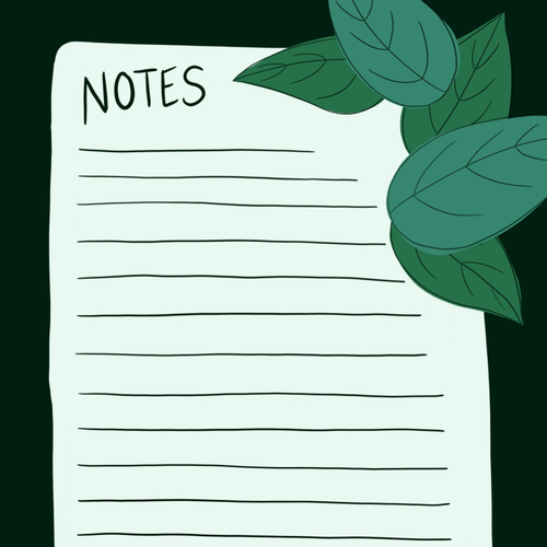 Note - feuilles