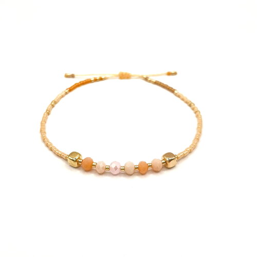 Bracelet perles ajustable