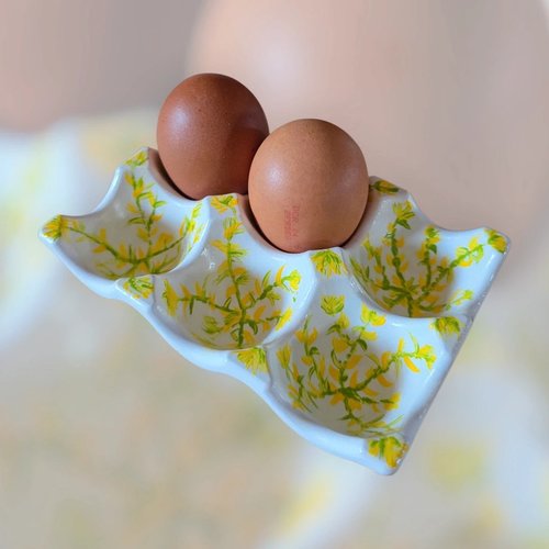 Plateau a oeufs en ceramique
