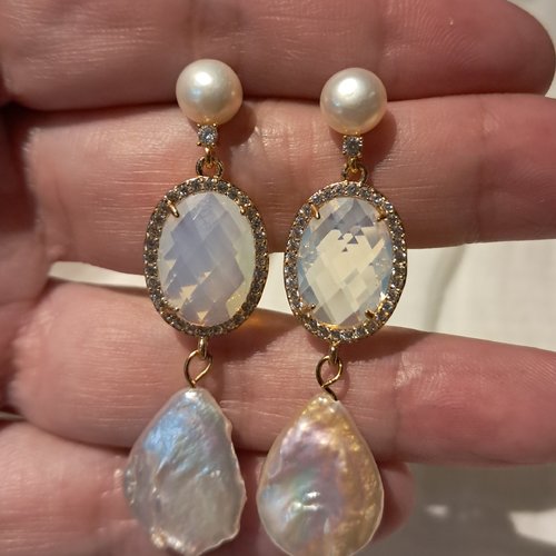 Boucles d’oreilles perles