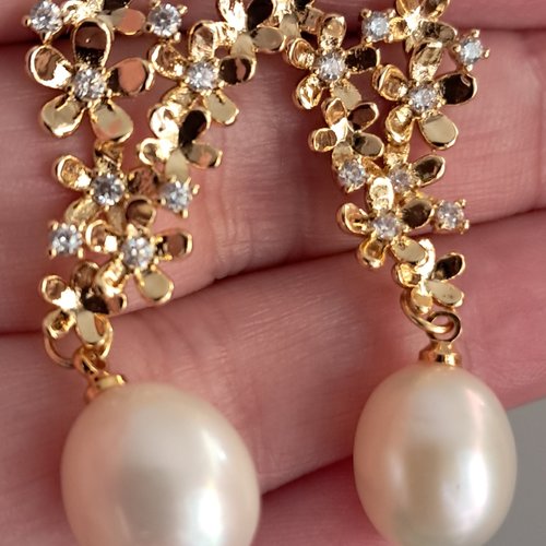 Boucles d’oreilles fleurs