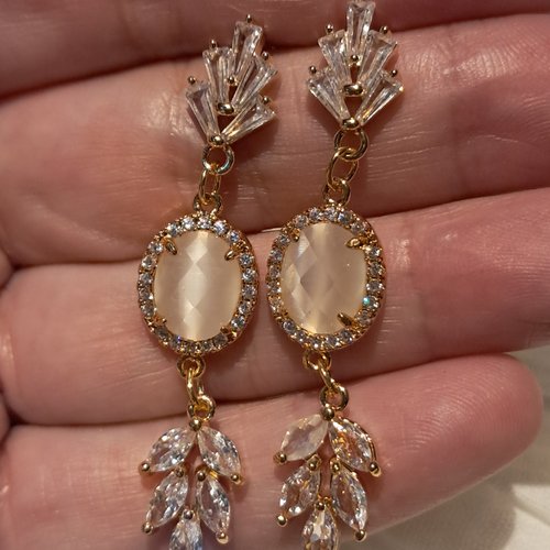 Boucle d’oreilles strass