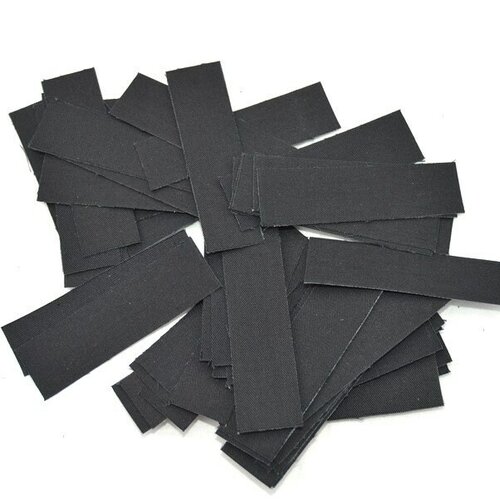 20 languettes nominettes étiquettes coton noir patch écusson noir ,9/2.5 cm , a coudre