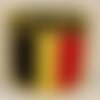 Patch, écusson, drapeau, belgium, blege , belgique, 7/6cm, broder, thermocollant