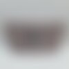 Trousse de toilette coton cheval au galop , coton beige , cheval brodé , doublé tirette , 25/16/6cm