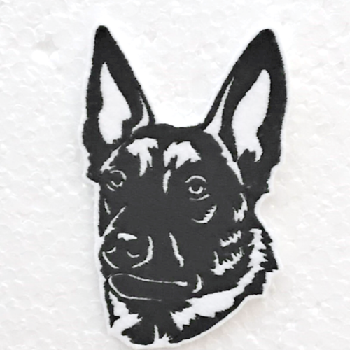 Patch thermocollant , berger hollandais , 9/5 cm , broder