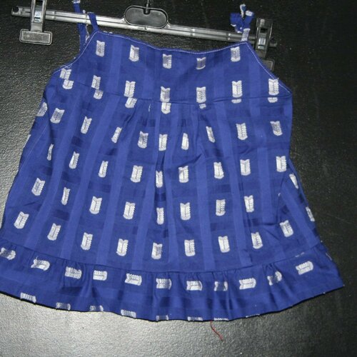 Top volanté en bazin