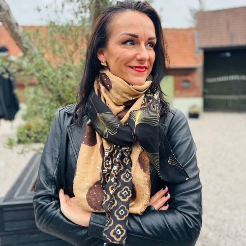 Foulard 4 pans palmer