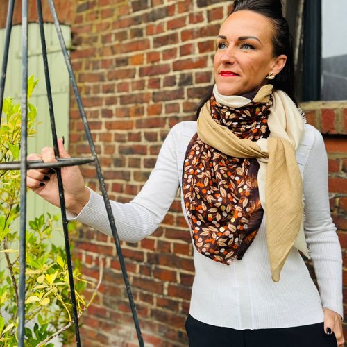 Foulard 4 pans béatrice