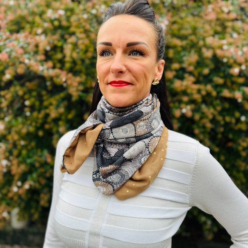 Baby foulard revrsible