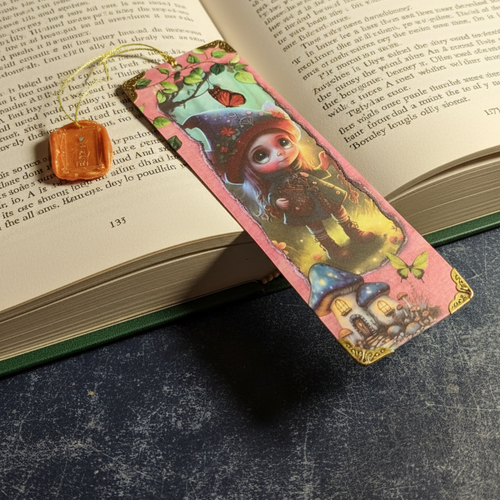 Marque page elfe féerique