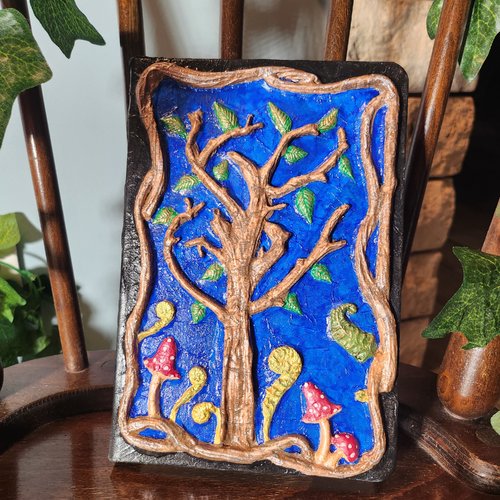 Cahier d'écriture grimoire forêt enchantée