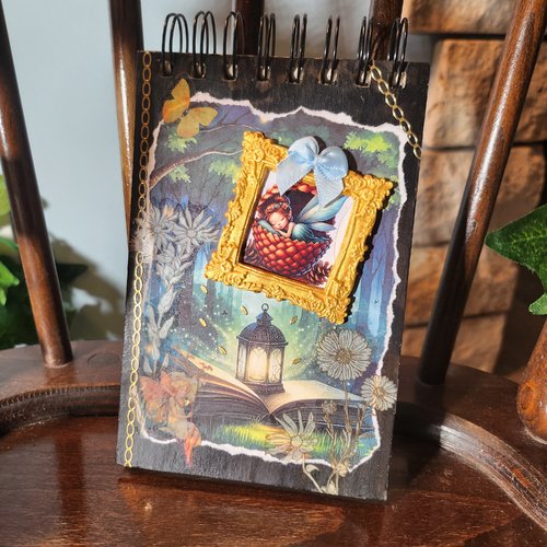 Bloc note forêt féérique