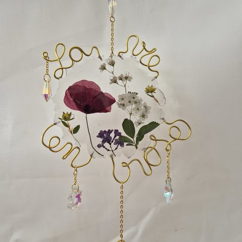 Attrape-soleil fleur naturelle