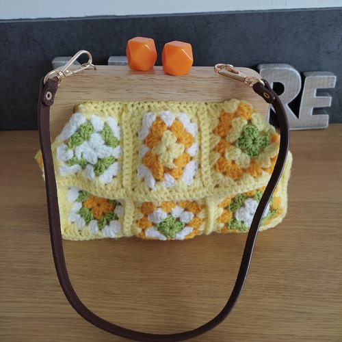Sac a main fabrication artisanale au crochet