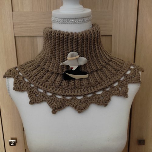 Tour de cou fait main au crochet