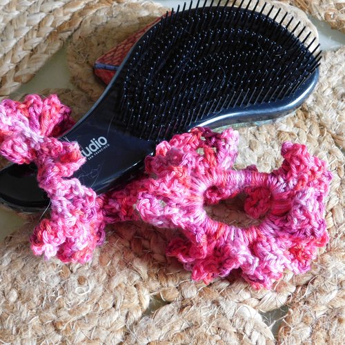 Chouchou crochet - accessoire cheveux -