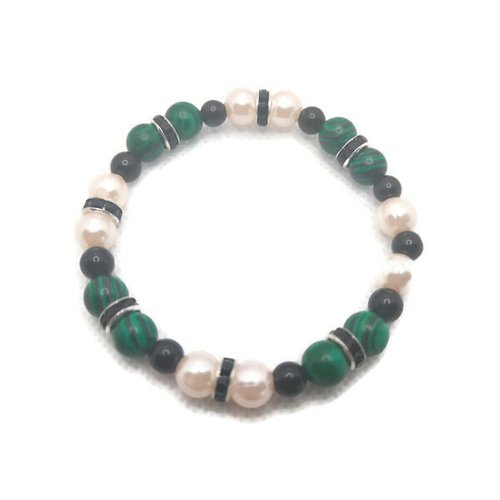 Bracelet en perle "elégance naturelle"