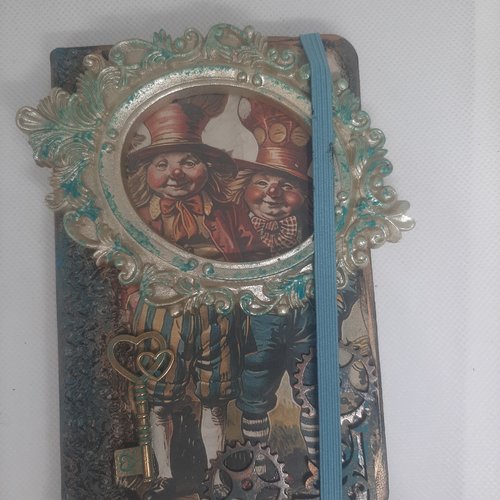 Carnet steampunk fantaisie - jumeaux enigmatiques