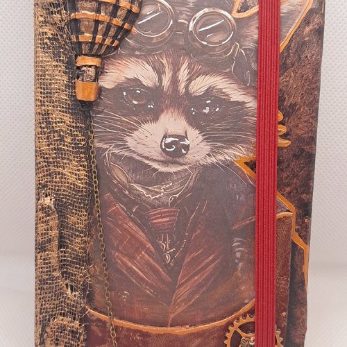 Carnet "steam racoon"