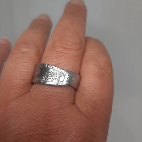 Bague artisanale "feuilles"