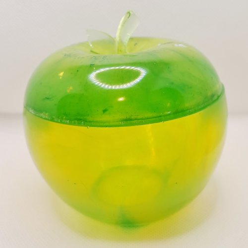 Boîte pomme transparente