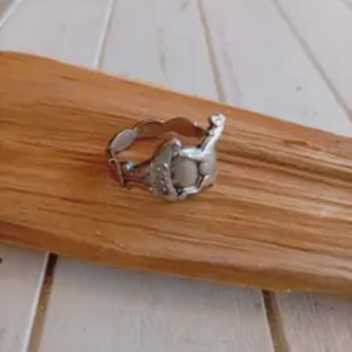 Bague, manche de cuillère "capri"