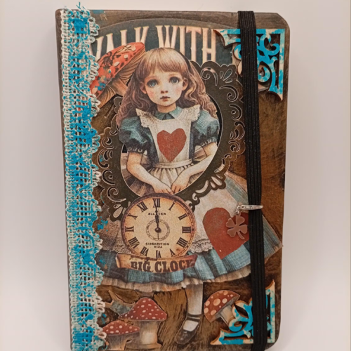 Carnet de notes porte-bonheur "alice et le trèfle"