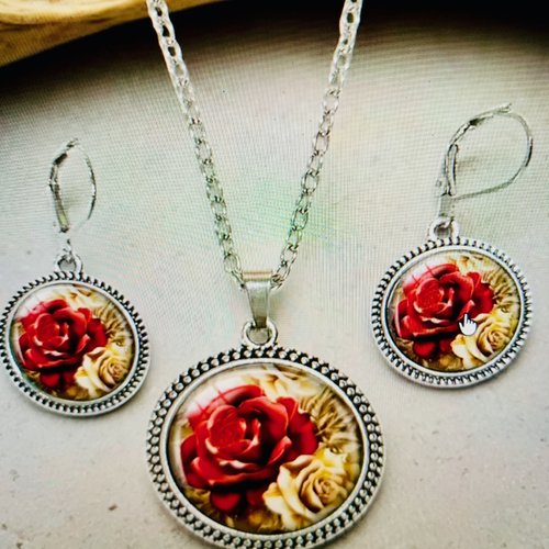 Parue de bijoux  ( roses)