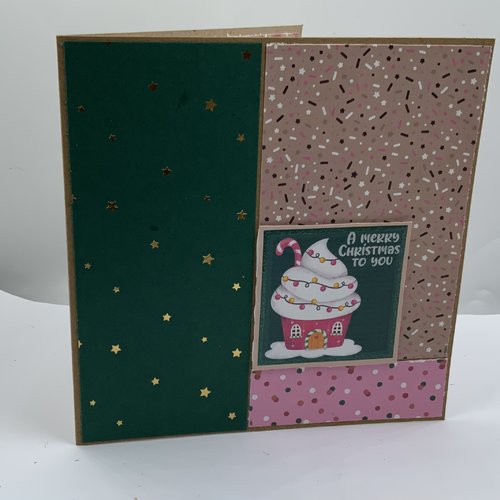 Carte de noël scrapbooking pop up