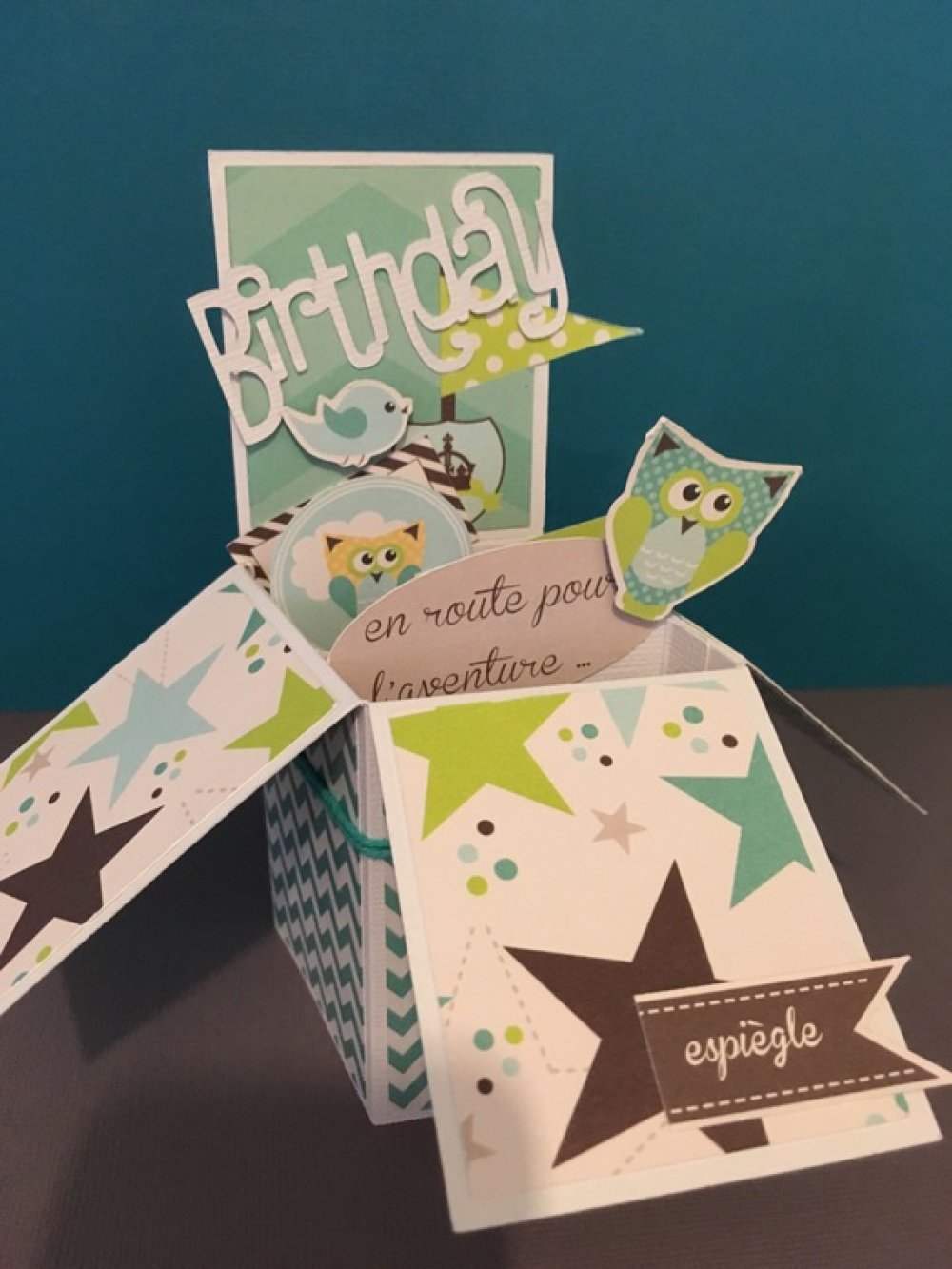 Carte Pop Up Pour Anniversaire Garcon Un Grand Marche